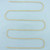 37 Inch Sparkle Twisting Rope Link Chain Necklace in 14k Yellow Gold