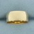 8mm Half Dome Wide Band Ring in 14k Yellow Gold