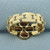 Ruby and Sapphire Panther Link Ring in 14k Yellow Gold