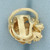 Ruby and Diamond Rose Flower Ring in 14k Yellow Gold