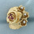 Ruby and Diamond Rose Flower Ring in 14k Yellow Gold
