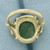Jade Ring in 10k Yellow Gold