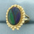 Ammolite Ring in 14k Yellow Gold