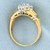 Vintage Diamond Cocktail Ring in 14K Yellow Gold