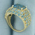 London Blue Topaz Dome Ring in 14k Yellow Gold