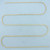 37 Inch Twisting Rope Link Chain Necklace in 14k Yellow Gold