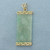 Chinese Good Fortune Jade Pendant in 14k Yellow Gold