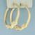 Rams Head Hoop Earrings in 10k Yellow Gold