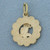St. Kitts Charm in 14k Yellow Gold