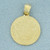 Childs Guardian Angel Pendant in 14k Yellow Gold