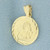 Childs Guardian Angel Pendant in 14k Yellow Gold
