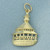 Hotel Del Coronado Charm in 14k Yellow Gold