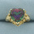 Heart Mystic Topaz Ring in 10k Yellow Gold