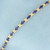 AAA Tanzanite Flower Design Line Bracelet in 14K Yellow Gold