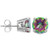 6MM Round Mystic Topaz Earrings in Sterling Silver