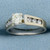 Round Brilliant Diamond Engagement Ring in 14K White Gold