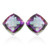 6MM Cushion Mystic Topaz Earrings in Sterling Silver