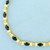 Sapphire and Diamond Line Tennis Bracelet in 14K Yellow Gold