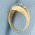 Vintage Designer Five-Stone Diamond Ring in 18K Yellow Gold