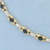 Natural Sapphire and Diamond Tennis Bracelet in 14K Yellow Gold
