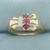 Ruby Ring in 14K Yellow Gold