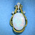 Opal and Diamond Pendant in 14K Yellow Gold