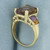 Ametrine, Amethyst, and Citrine Ring in 10K Yellow Gold