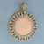 Italian Large Medallion Engravable Pendant in 14K Yellow Gold
