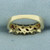 Ruby and Diamond Ring in 14K Yellow Gold