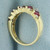 Ruby and Diamond Ring in 14K Yellow Gold
