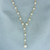 Cultured Pearl Y-Necklace in 14K Yellow Gold