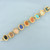 Multi Gem Hand Carved Cameo Bracelet in 18k Yellow Gold
