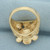 Spinel Flower Ring in 10K Yellow Gold
