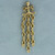 Citrine and Diamond Dangle Pendant in 10K Yellow Gold