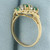 Emerald and Diamond Ring in 14K Yellow Gold