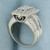 Baguette, Princess, and Round Diamond Ring in 14K White Gold