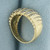 Channel Set Diamond Vertical Bar Ring in 14K Yellow Gold