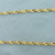 16 Inch Twisting Curb Link Chain Necklace In 21K Yellow Gold