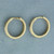 Diamond Hoop Earrings in 10K Yellow Gold
