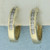Diamond Hoop Earrings in 10K Yellow Gold