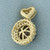 Tahitian Pearl and Diamond Heart Pendant in 14K Yellow Gold