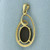 Ammolite Pendant in 18K Yellow Gold
