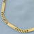 Bar and Link Chain Link Anklet in 18K Yellow Gold