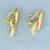 Authentic Tiffany & Co. Paloma Picasso Ribbon Earrings in 18K Yellow Gold