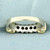 5 Stone Bezel Set Diamond Wedding or Anniversary Ring in 14K Yellow and White Gold