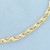 Diamond Cut Nugget Link Bracelet in 14K Yellow Gold