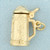 Milwaukee Beer Stein Pendant or Charm in 14K Yellow Gold