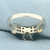 Princess Diamond Engagement Ring in 14K Yellow and White Gold