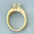 Unique Designer Accented Diamond Engagement Ring in 14K Yellow Gold