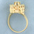 Vintage Diamond Cocktail Statement Ring in 14K Yellow Gold